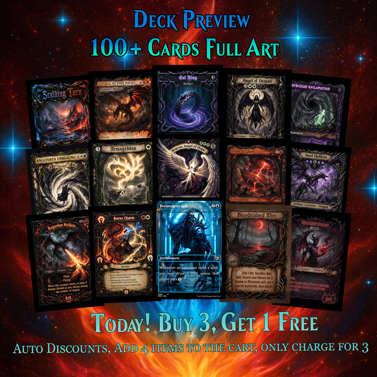 | New | Wrath of Kaalia – Legendary Angel, Demon & Dragon Tribal Deck | 100 cards