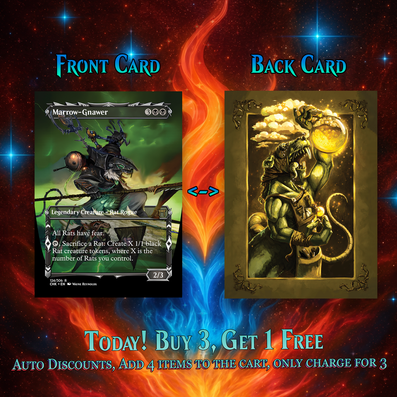 | New | VERMIN HORDE MTG PROXY COMMANDER DECK – PREMIUM COLLECTOR SET (103 CARDS)