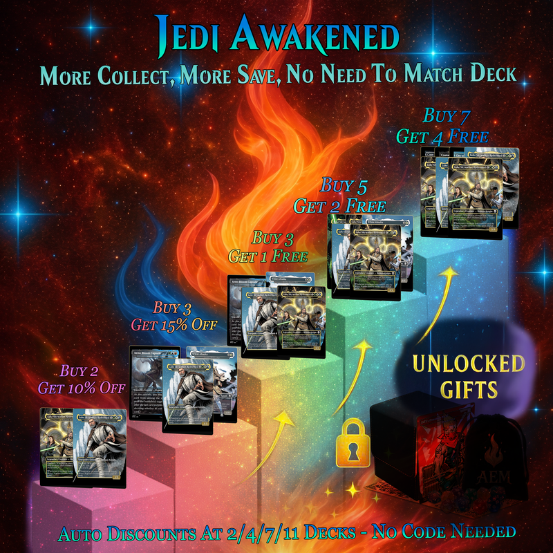 | New | JEDI AWAKENED – STAR WARS-THEMED COMMANDER DECK | 100-PIECE