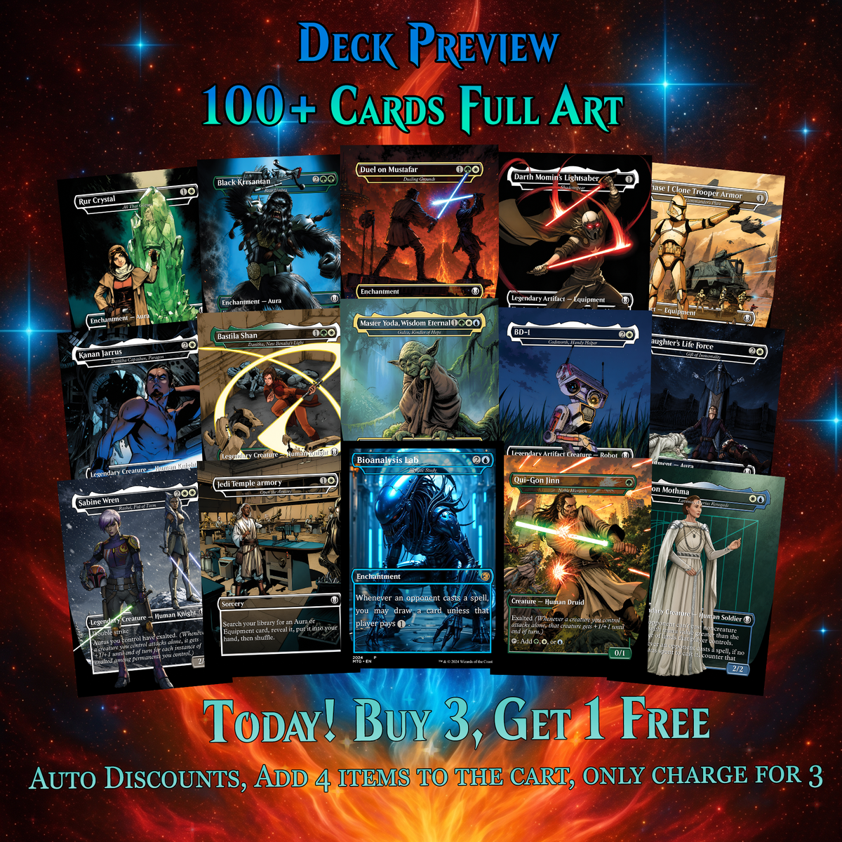 | New | JEDI AWAKENED – STAR WARS-THEMED COMMANDER DECK | 100-PIECE