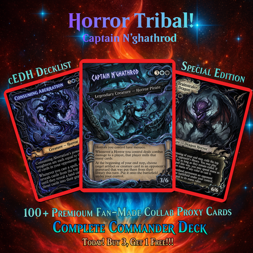 | New | Captain N'ghathrod Horror Tribal Commander Deck | 100 Cards