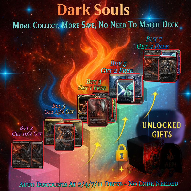 | New | Dark Souls Inspired Knight Commander Deck | 126-Card MTG Proxy EDH Set
