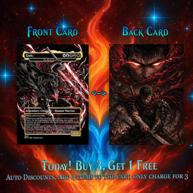 | New | GUTS VOLTRON MTG PROXY COMMANDER DECK – PREMIUM COLLECTOR SET (129 CARDS)