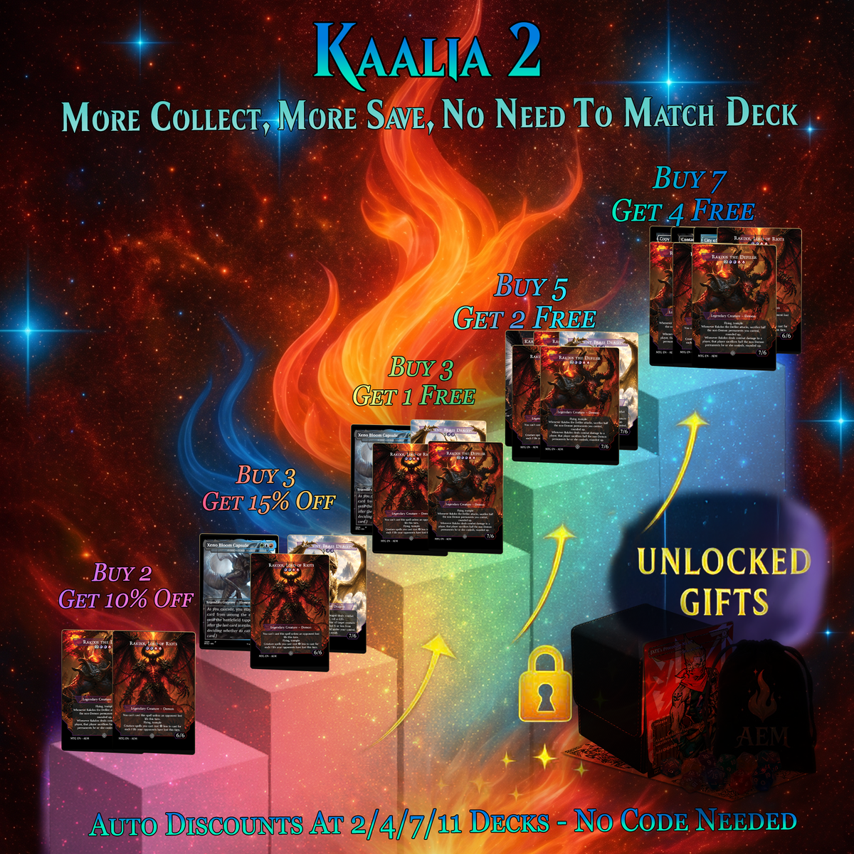 | New | KAALIA OF THE VAST 2 COMMANDER DECK – PREMIUM COLLECTOR SET  (113 CARDS)