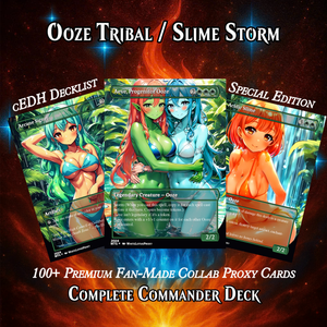 Ooze Tribal / Slime Storm Commander Deck  – 154 Cards