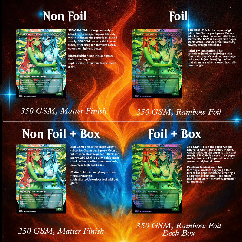 Ooze Tribal / Slime Storm Commander Deck  – 154 Cards