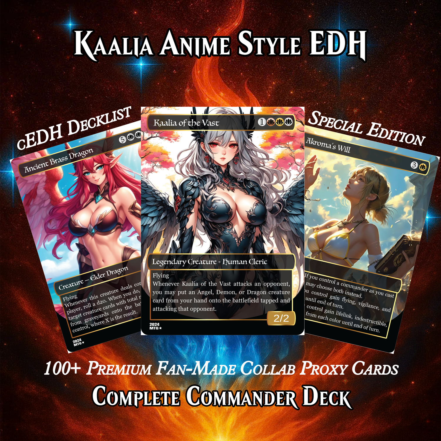KAALIA OF THE VAST COMMANDER DECK – PREMIUM COLLECTOR SET (120 CARDS)