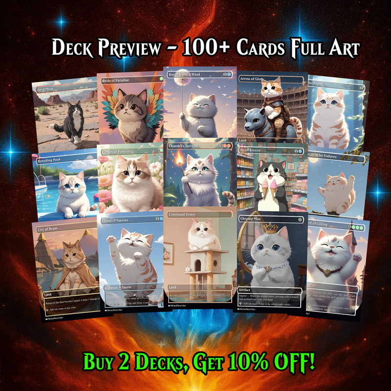 STORM, FORCE OF NATURE COMMANDER DECK PREMIUM COLLECTOR SET | 104 CARDS