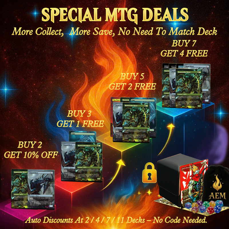THE FIRST SLIVER – CUSTOM COMMANDER DECK-PREMIUM COLLECTOR SET (115 CARDS)