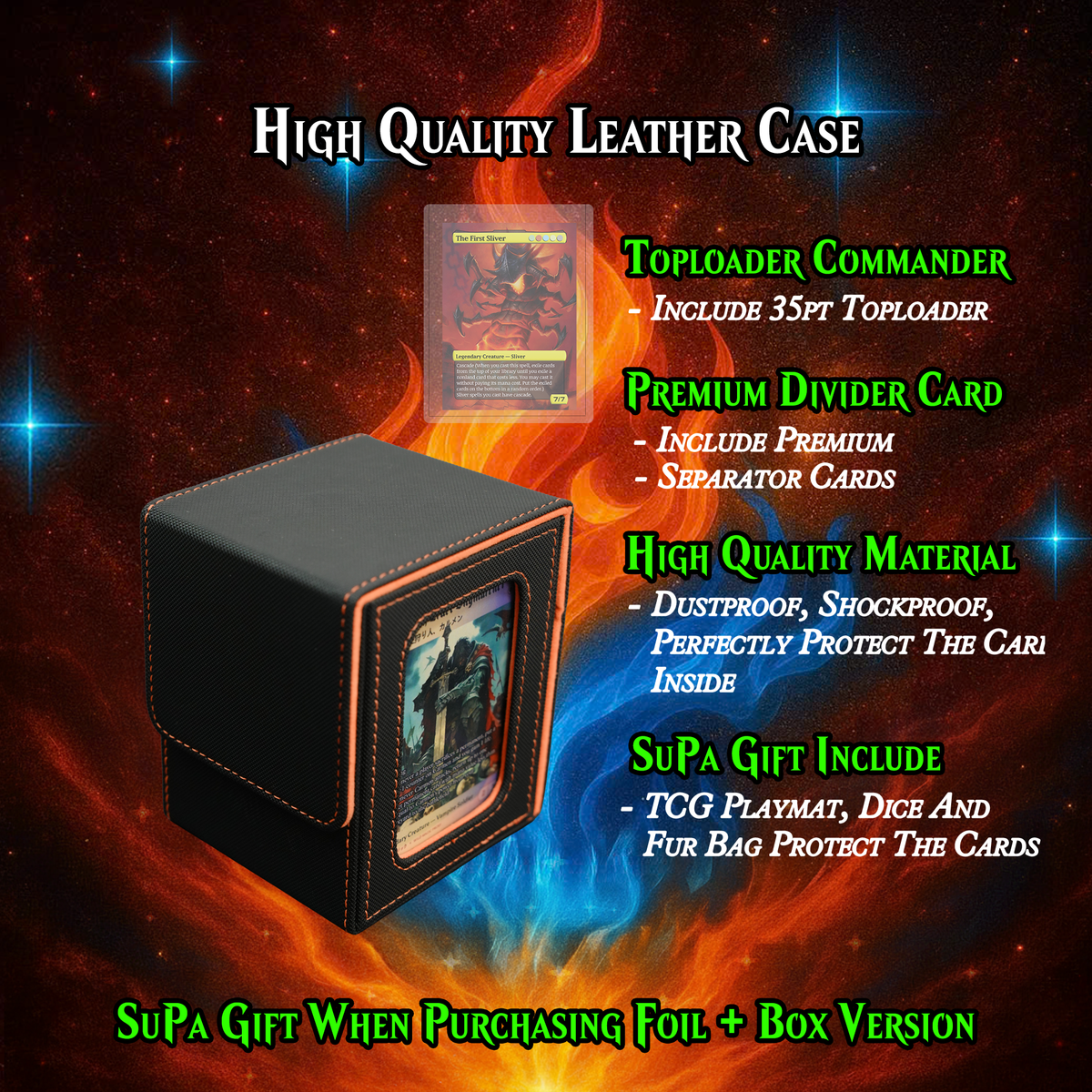 THE FIRST SLIVER – CUSTOM COMMANDER DECK-PREMIUM COLLECTOR SET (115 CARDS)