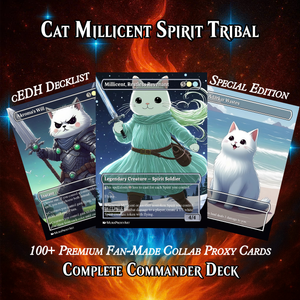 MILLICENT SPIRIT CAT TRIBAL COMMANDER DECK – 103-CARD