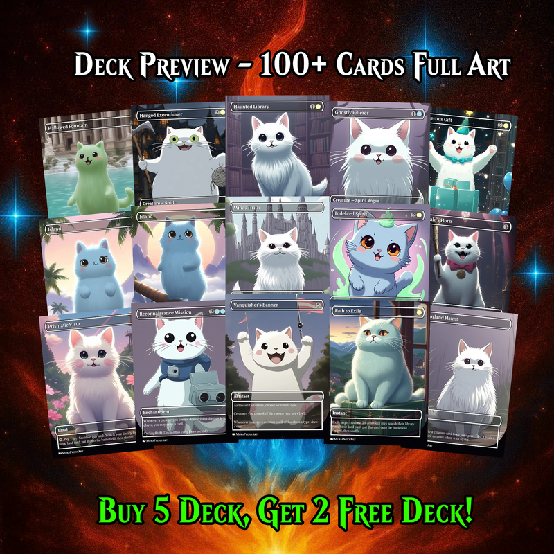 MILLICENT SPIRIT CAT TRIBAL COMMANDER DECK – 103-CARD