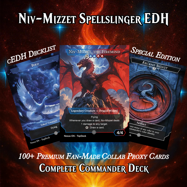 | We Have Discontinued Production | Niv-Mizzet Spellslinger Commander Deck – 107 Cards
