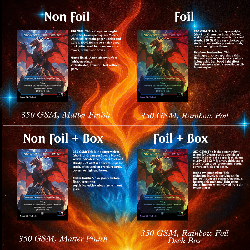 Niv-Mizzet Spellslinger Commander Deck – 107 Cards