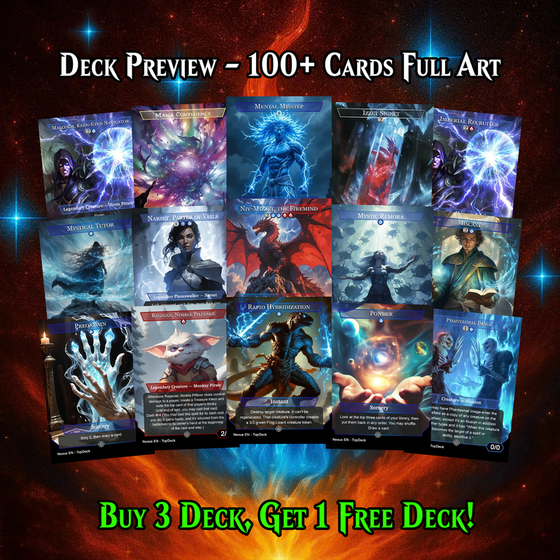 Niv-Mizzet Spellslinger Commander Deck – 107 Cards