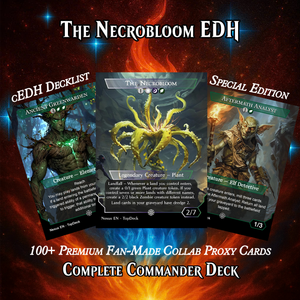 The Necrobloom Landfall Commander Deck – 124 Cards