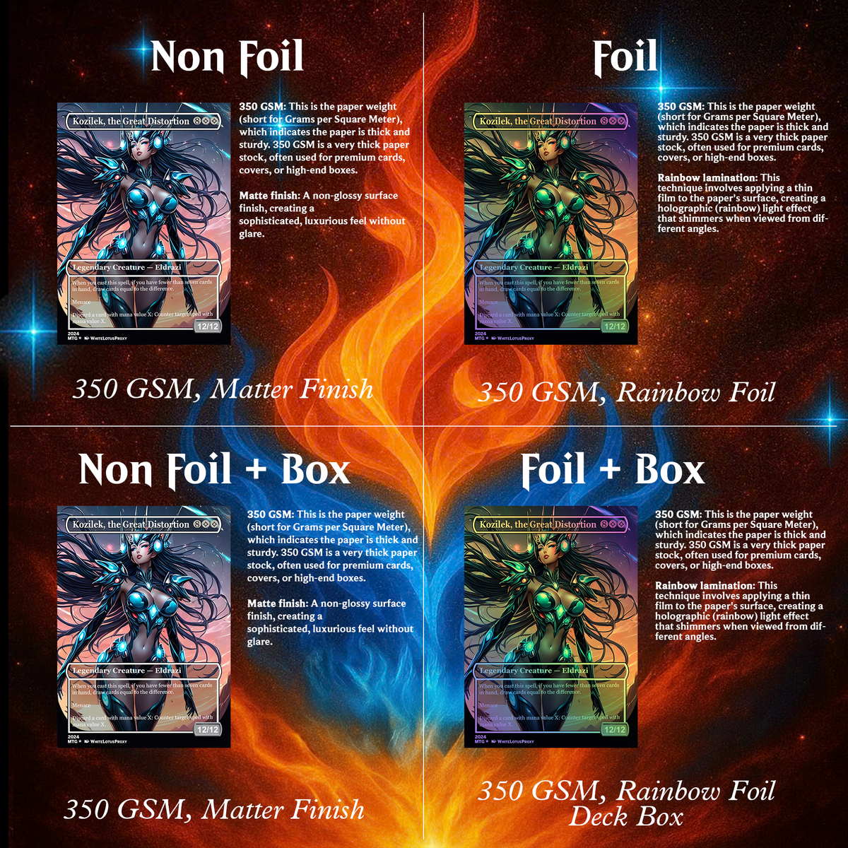ZHULODOK ELDRAZI ANIME COMMANDER DECK – PREMIUM COLLECTOR SET (129 CARDS)