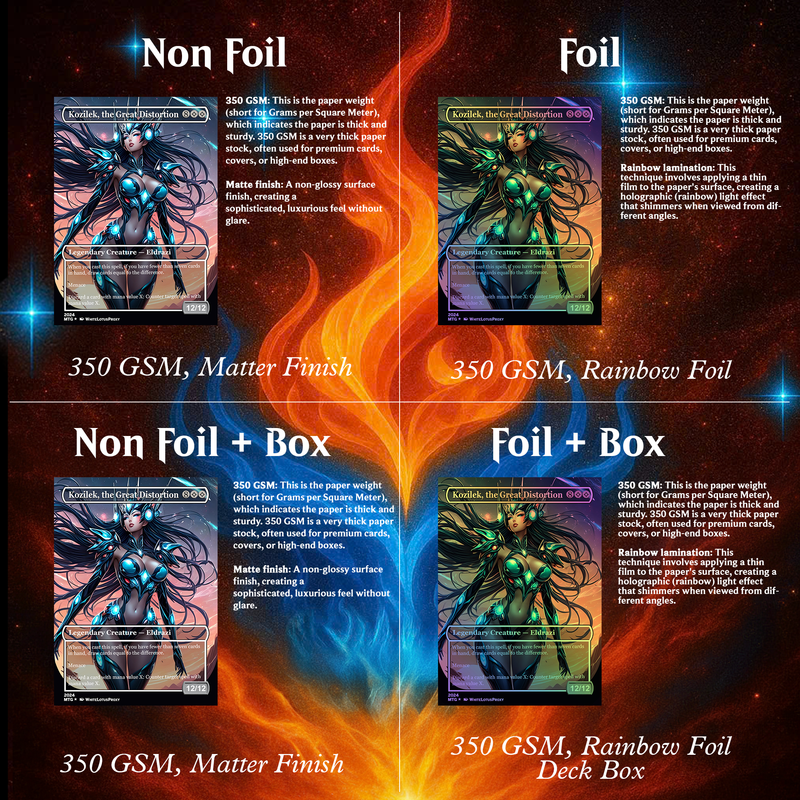 ZHULODOK ELDRAZI ANIME COMMANDER DECK – PREMIUM COLLECTOR SET (129 CARDS)