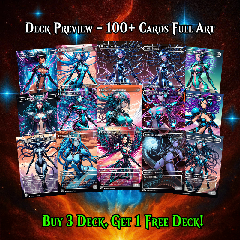 ZHULODOK ELDRAZI ANIME COMMANDER DECK – PREMIUM COLLECTOR SET (129 CARDS)