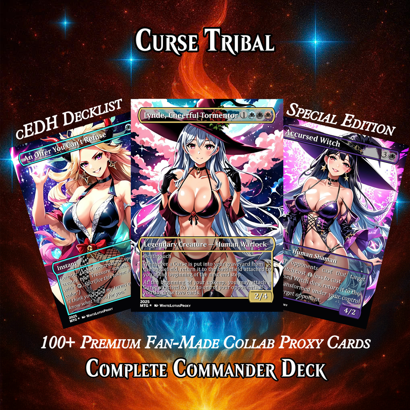 CURSE TRIBAL COMMANDER DECK (118 CARDS)
