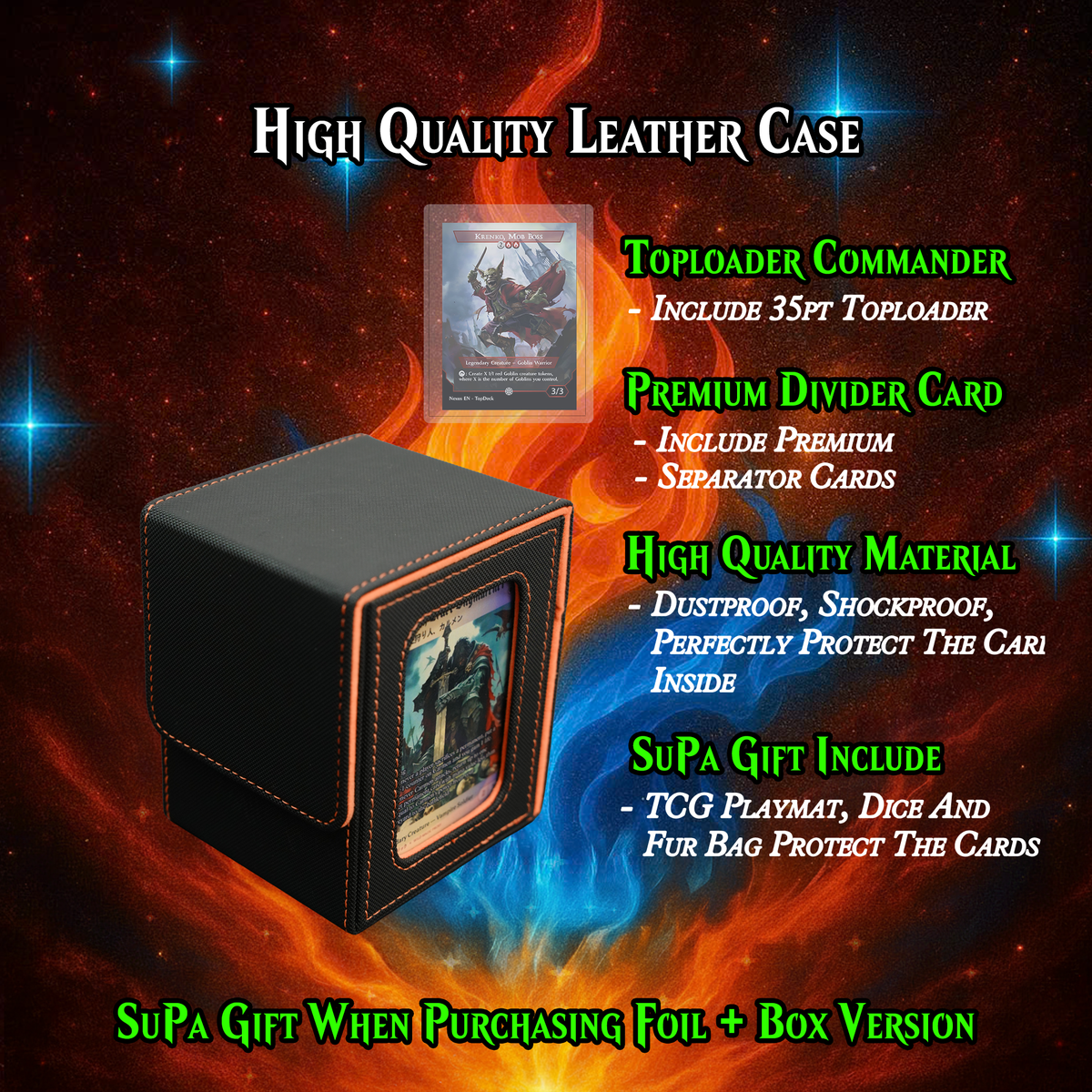 KRENKO GOBLIN TRIBAL MTG PROXY COMMANDER DECK – PREMIUM COLLECTOR SET  (112 CARDS)