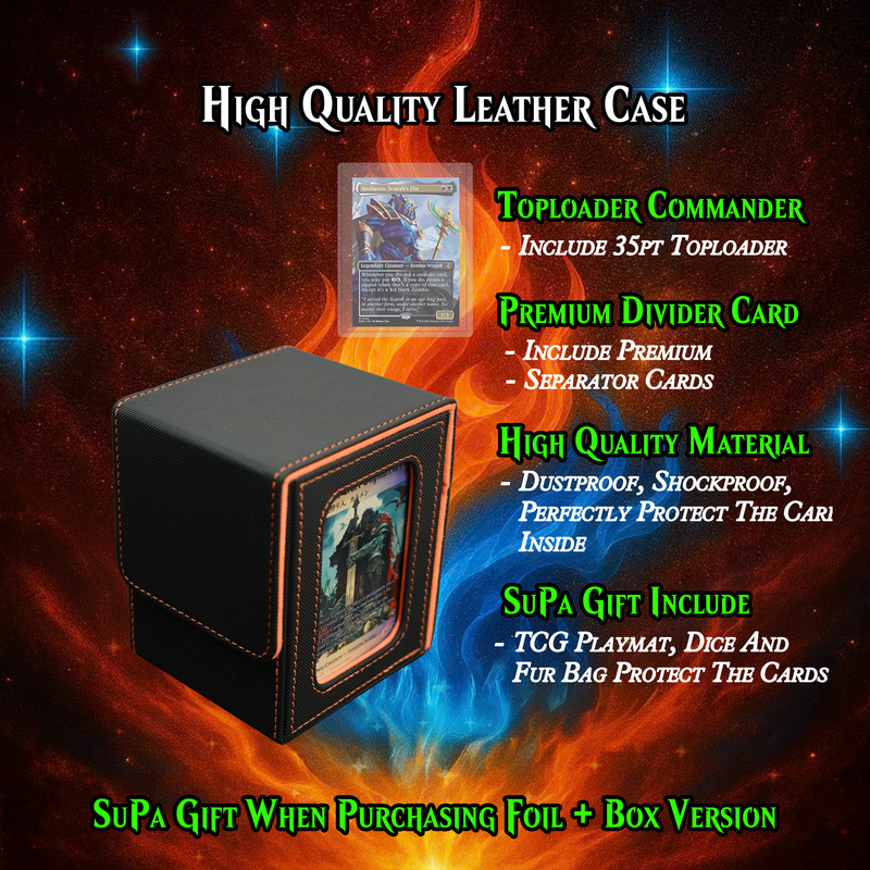 | We Have Discontinued Production | HASHATON KING, SCARAB'S FIST COMMANDER DECK – PREMIUM COLLECTOR SET  (117 CARDS)