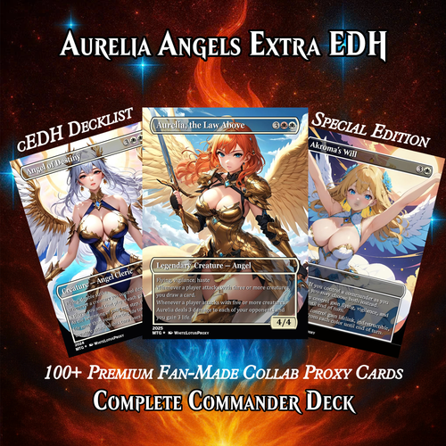 Aurelia Angels Extra Commander Deck PREMIUM COLLECTOR SET | 125 CARDS