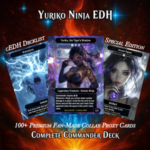 YURIKO, SHADOWBLADE NINJA ANIME COMMANDER DECK – PREMIUM COLLECTOR SET (105 CARDS)