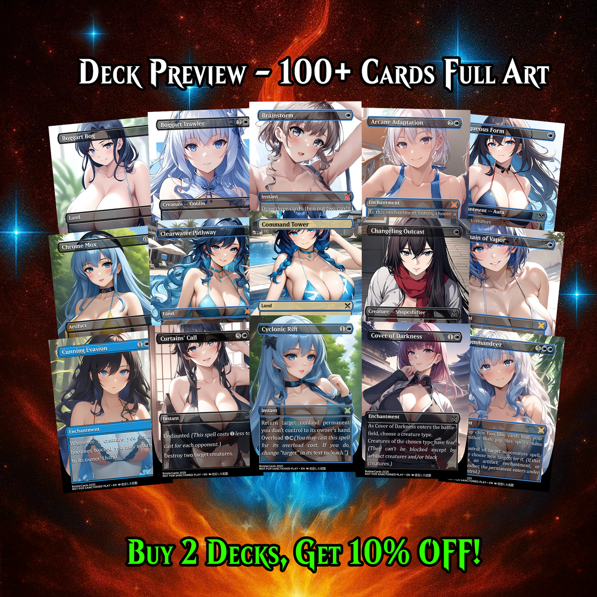 YURIKO, THE TIGER’S SHADOW ANIME COMMANDER DECK – PREMIUM COLLECTOR SET  (103 CARDS)