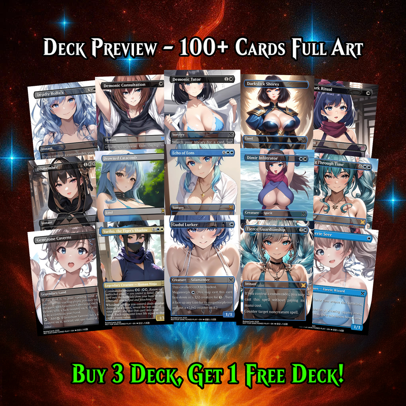 YURIKO, THE TIGER’S SHADOW ANIME COMMANDER DECK – PREMIUM COLLECTOR SET  (103 CARDS)