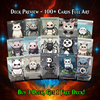 ULALEK CATDRAZI MEME ANIME COMMANDER DECK – PREMIUM COLLECTOR SET (112 CARDS)