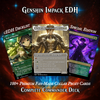 GENSHIN IMPACT ANIME COMMANDER DECK – PREMIUM COLLECTOR SET  (114 CARDS)