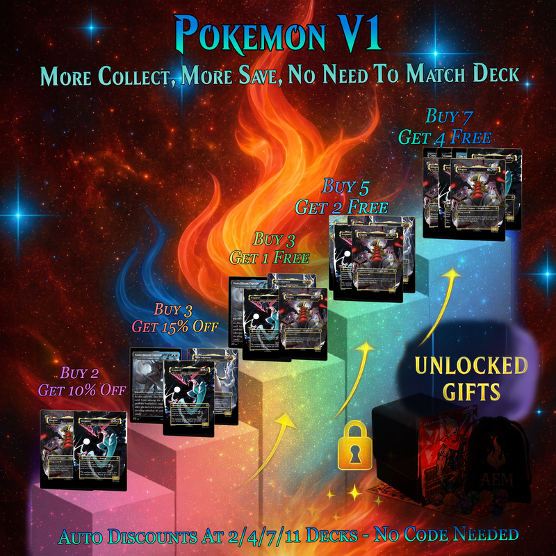 | New | POKÉMON ANIME COMMANDER DECK VER 1 – PREMIUM COLLECTOR SET (112 CARDS)