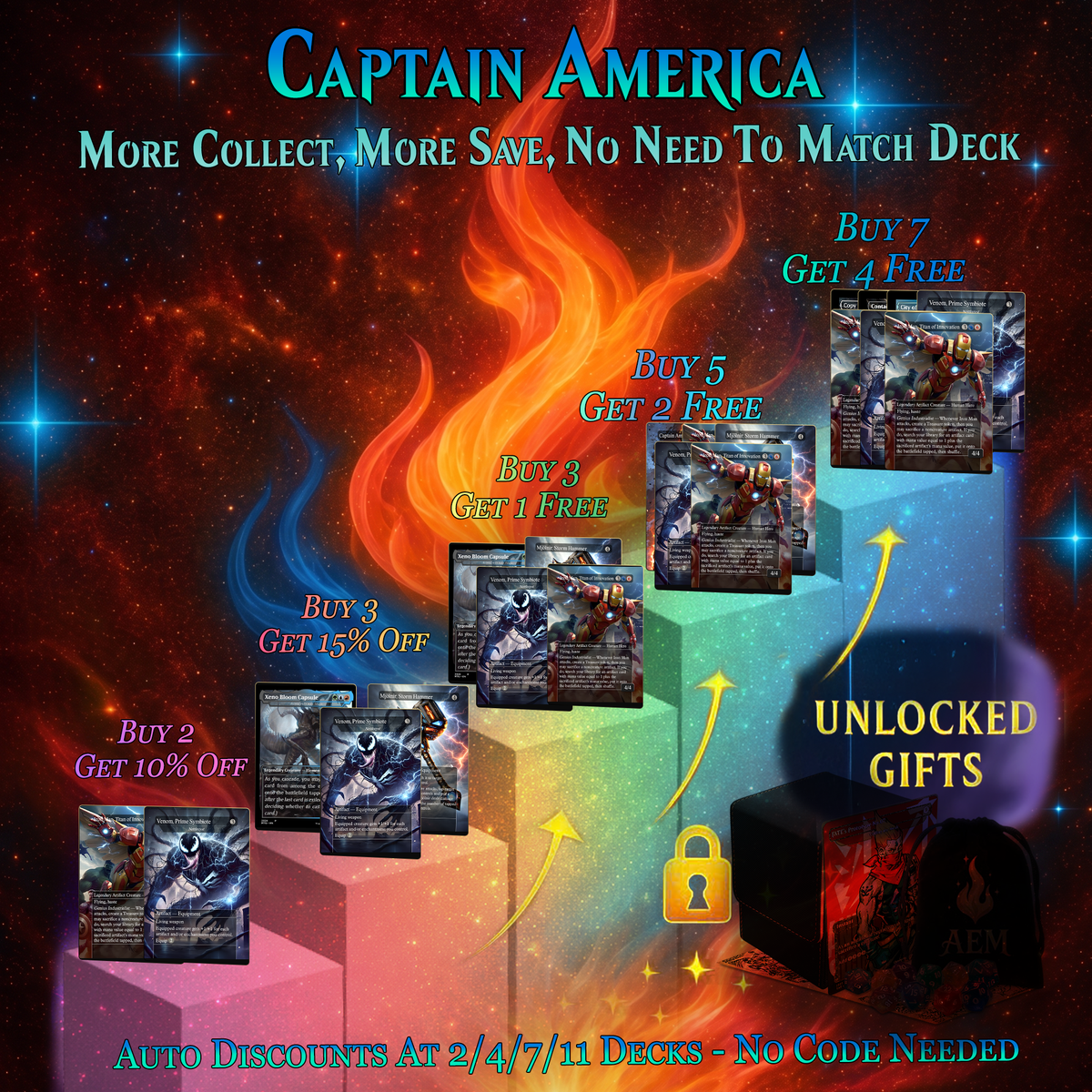 | New | Marvel Proxy Commander Deck | 123 Cards