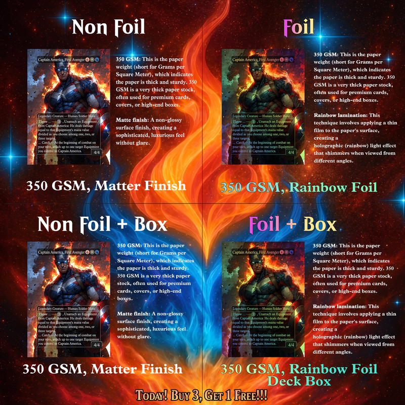 | New | Marvel Proxy Commander Deck | 123 Cards