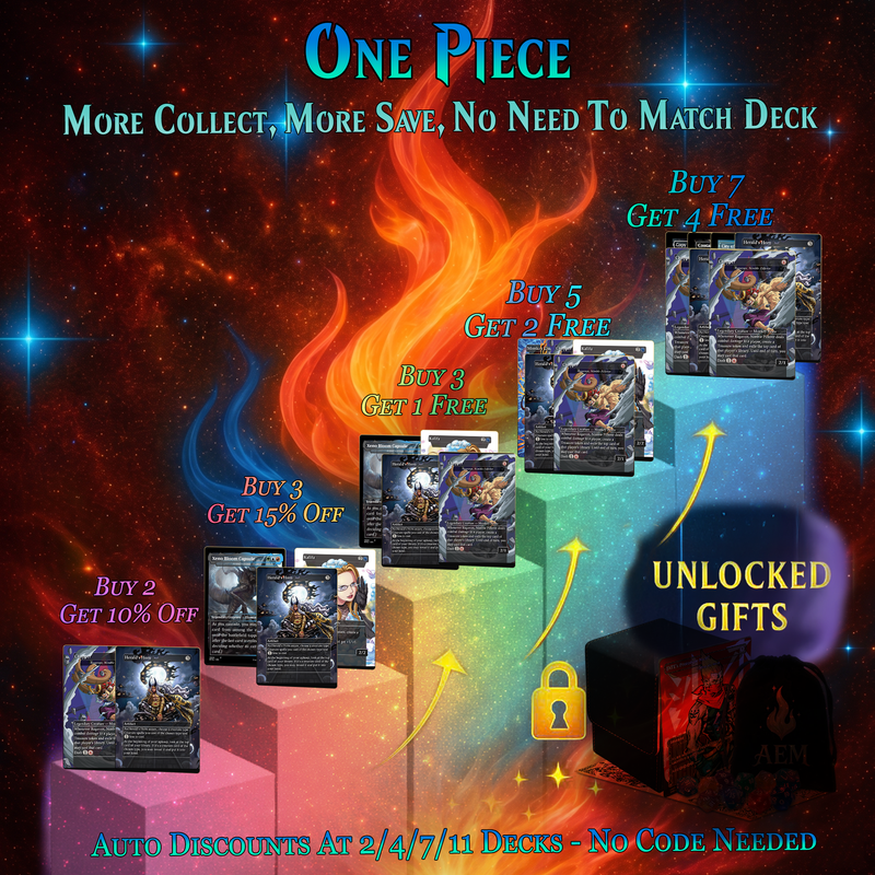 Complete Anime Pirate Tribal Deck, Custom Gift EDH Deck, Custom Anime OP Pirate Deck, Treasure Tokens, Admiral Brass Unsinkable