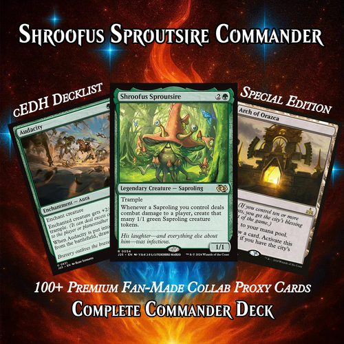 Shroofus Sproutsire Fungal Swarm Commander Deck PREMIUM COLLECTOR SET | 108 CARDS