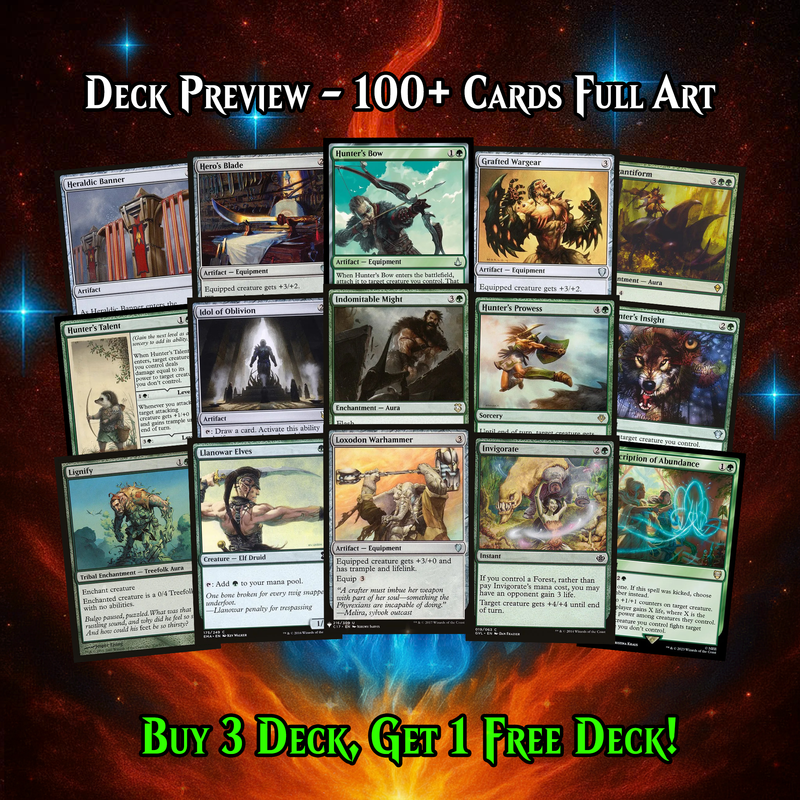 | We Have Discontinued Production | Shroofus Sproutsire Fungal Swarm Commander Deck PREMIUM COLLECTOR SET | 108 CARDS