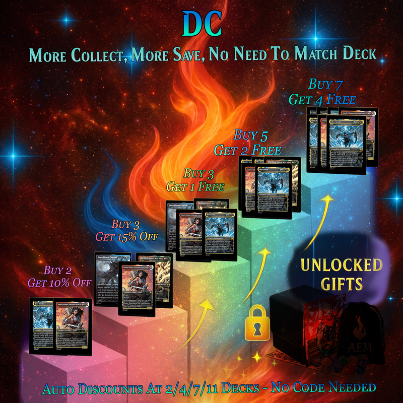 DC SUPERHERO COMMANDER DECK – PREMIUM COLLECTOR SET (120 CARDS)