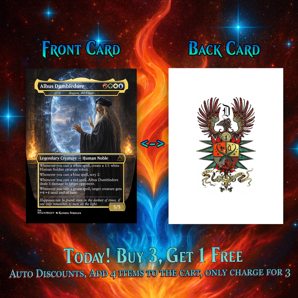 | New | DUMBLEDORE LIGHT MAGIC COMMANDER DECK – PREMIUM COLLECTOR SET (107 CARDS)