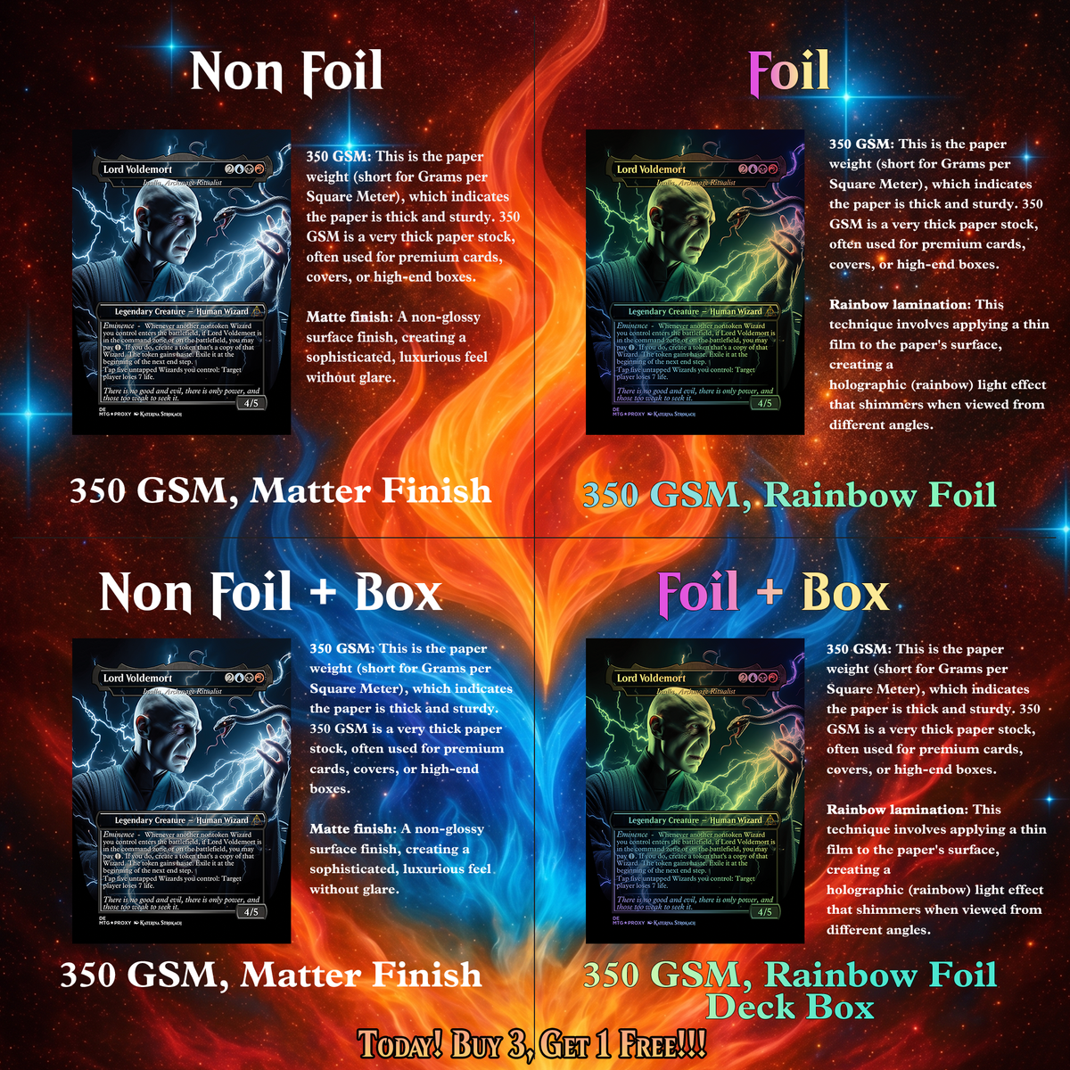 Voldemort’s Legion Commander Deck – 100+ Cards