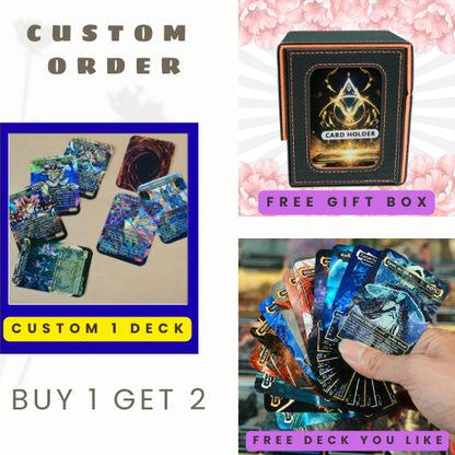 Custom Commander Deck | 120 Limited Cards + 10 Bonus Lands + Storage Box | Mystic MTG