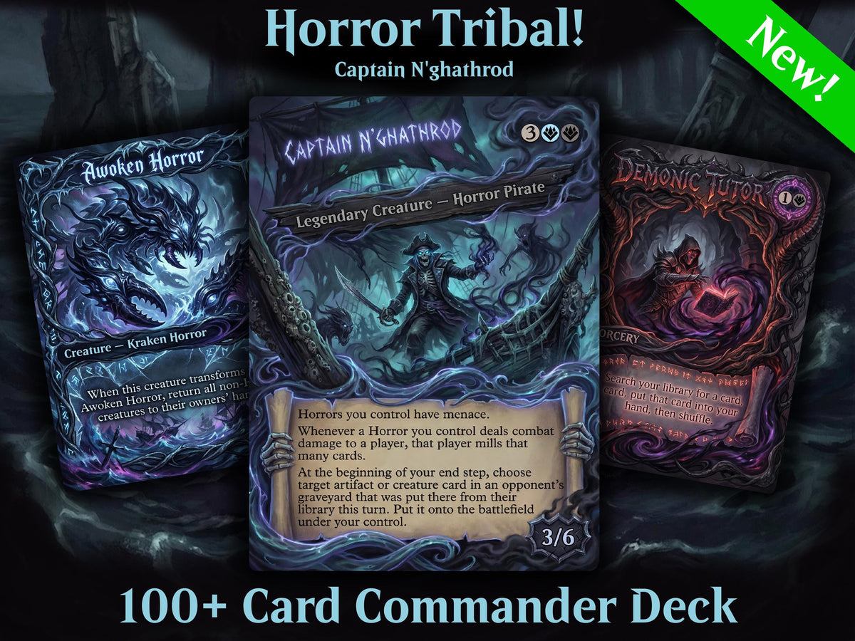 | New | Captain N'ghathrod Horror Tribal Commander Deck | 100 Cards