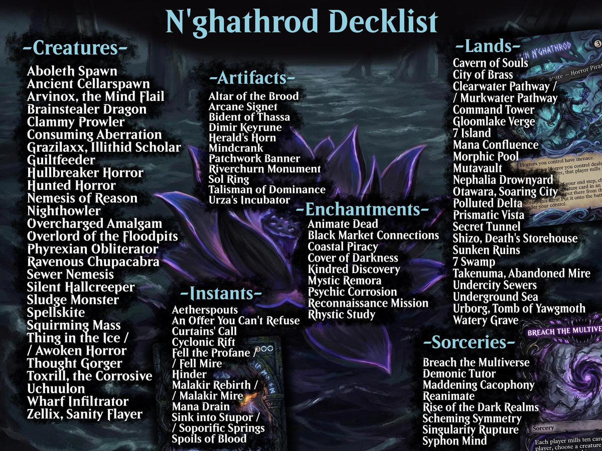 | New | Captain N'ghathrod Horror Tribal Commander Deck | 100 Cards