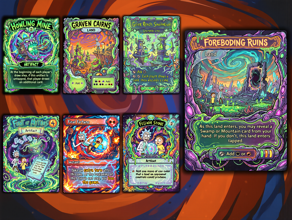 | New | Nekusar, the Mindrazer – Ric.k & Mor.ty Commander Proxy Deck | 100 Cards