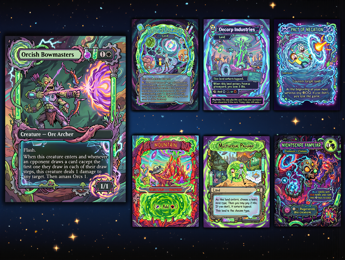 | New | Nekusar, the Mindrazer – Ric.k & Mor.ty Commander Proxy Deck | 100 Cards