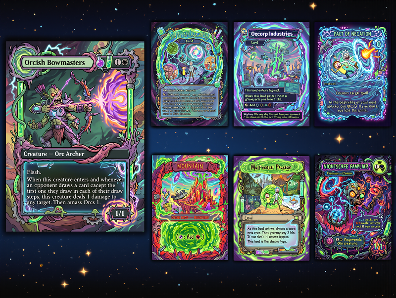 | New | Nekusar, the Mindrazer – Ric.k & Mor.ty Commander Proxy Deck | 100 Cards