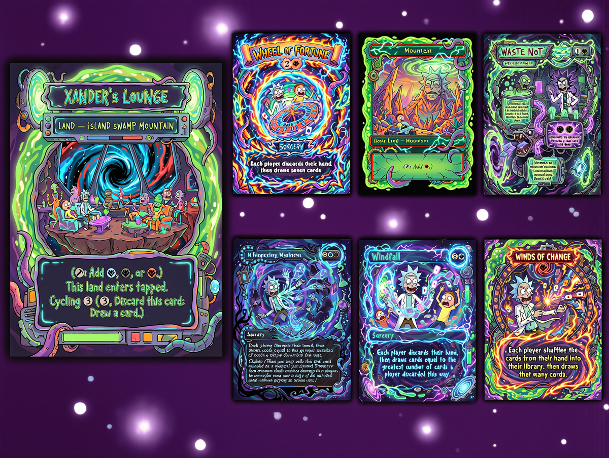 | New | Nekusar, the Mindrazer – Ric.k & Mor.ty Commander Proxy Deck | 100 Cards