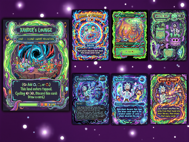 | New | Nekusar, the Mindrazer – Ric.k & Mor.ty Commander Proxy Deck | 100 Cards