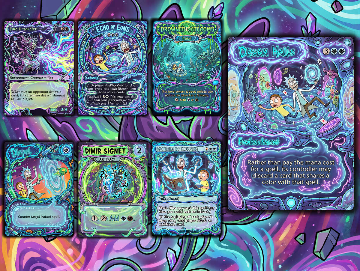 | New | Nekusar, the Mindrazer – Ric.k & Mor.ty Commander Proxy Deck | 100 Cards